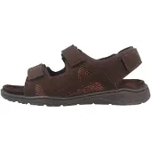 Mavins Sandalen in Übergrößen Braun 3HX0120801 D.brown große Herrenschuhe
