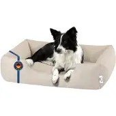 BedDog Hundebett ZARA,(XL) ca. 100x85x23cm,LIGHT-SAND (hellbeige)