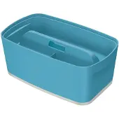 Leitz 52670061, Aufbewahrungsbox, Blau, Rechteckig, Kunststoff, Einfarbig, Blau