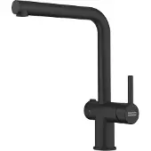 Franke Armatur ACTIVE L TWIST in BLACK-MATT mit Festauslauf / Küchenarmatur / Einhebelmischer