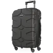 Hauptstadtkoffer - X-Kölln - Handgepäck-Koffer Trolley mit Dehnfalte 4 Rollen robuste Hartschale Reisekoffer erweiterbar, TSA-Schloss 50 L,Graphit