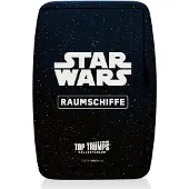 Winning Moves Top Trumps Collectables - Star Wars Raumschiffe Quartett Kartenspiel Reisespiel
