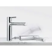 Franke Messing Hochdruck Armatur, Wasserhahn Centro Window Schwenk Chrom Obenbedienung 115.0600.137 - inkl.