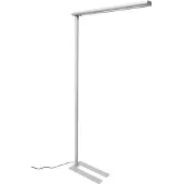 MAUL LED-Stehleuchte MAULjet, direktes/indirektes Licht, Leistung 51 W, 2617/3218 lm, weißaluminium RAL 9006
