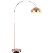 Etc-shop Praktische LED Stehlampe kupferfärbig für den Wohnraum