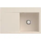 Villeroy & Boch Keramikspüle 33471FFU, Subway Style 45 Flat Einbauspüle - inkl.