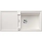BLANCO ADIRA XL 6 S-F Einbauspüle SILGRANIT weiß ab 60 cm mit Ablauffernbedienung, mit Zubehör - inkl.