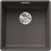 BLANCO Spüle SUBLINE 400-F 427 x 427 mm vulkangrau 527348