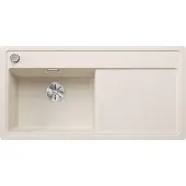 BLANCO Spüle ZENAR XL 6 S-F 988 x 498 mm softweiß 527191 1 Spülbecken Flächenbündig Flächenbündige Optik Mit Tropffläche