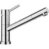 BLANCO Einhebel Küchenarmatur Niederdruckarmatur KANO-F chrom glänzend Fenstermontage abklappbar 527960