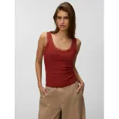 Vero Moda Tanktop "VMNANA LACE TANK TOP JRS NOOS" Baumwollmischung