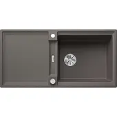 BLANCO ADIRA XL 6 S-F Einbauspüle SILGRANIT vulkangrau ab 60 cm mit Ablauffernbedienung, mit Zubehör - inkl.