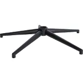CLP Eckiges Fußkreuz aus schwarzem Metall schwarz Größe 70 cm