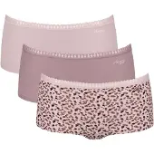 Sloggi Panty "GO Crush", Damen, Gr. L, bunt (1, multiple colours), Single Jersey, Obermaterial: 95% Polyamid, 5% Elasthan, körpernah, Unterhosen Panty, mit Spitzendetails, Cotton-Mix, Topseller