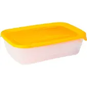 Curver Set bestehend aus Fresh&Go Behältern: 0,5 Liter, 1,0 Liter und 2,0 Liter, Farbe: Gelb