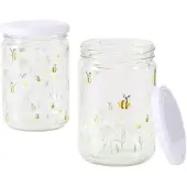 Boltze Schraubgläser HONEY, 500 ml, 2er-Set