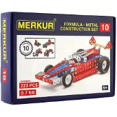 Merkur 010 Formel-Fahrzeug 10 Modelle 223 Stk. in Schachtel 26x18x5cm
