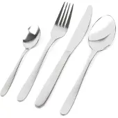 Excellent houseware Edelstahl Besteckset 16 Stücke One Size