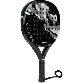 VirtuFit Hybrid Padel-Schläger Schwarz Grau 365 g Carbon EVA-Kern