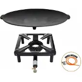 All'Grill Hockerkocher-Set mit Gusseisengrillschale Ø 45 cm