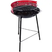 BURI Kleiner Holzkohle Standgrill Glutwanne emailliert Höhe ca. 52 cm