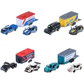 Majorette Racing Deluxe Trailer, Anhänger, 3 Jahr(e), Metall, Mehrfarbig