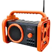Soundmaster DAB80OR Baustellenradio DAB+ Bluetooth Akku IP44 spritzwassergeschützt