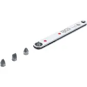 Bgs 115 Ratschen-Schlüssel Ultra Dünn, mit 2 Kreuz- und 2 Schlitzbit
