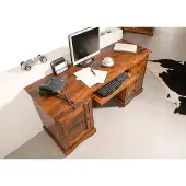 MASSIVMOEBEL24.DE MASSIVMOEBEL24 Schreibtisch Akazie 158x54x76 honig lackiert OXFORD #0522