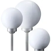 Etc-shop 3er Set LED Solarleuchten für den Außenbereich