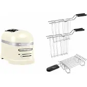 KitchenAid Set 2, 2-Scheiben Toaster Artisan 5KMT2204 Crème