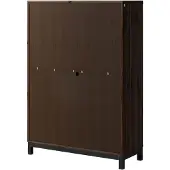 MASSIVMOEBEL24.DE MASSIVMOEBEL24 Highboard Kernbuche 103x40x148 tabacco braun geölt VILLANDERS #206