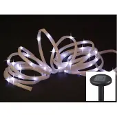 BURI Solarlichtschlauch 7m mit 50 LEDs