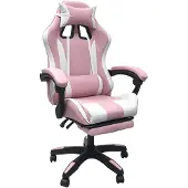 HTI Gaming Stuhl Krit Eco Pink-Weiß