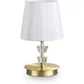 Ideal Lux Schreibtischlampen - Office Classic Pegaso Metall Messing 1 Licht E14 Klein