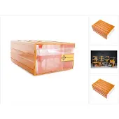 Forte tools K-55 Aufbewahrungsbox in 21.2x30.2x12.6 cm, Schubladenbox, Transparent, Kunststoff, mit 1 Schublade, mit Schienensystem kombinierbar ( 000051144839 )