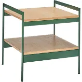 Hubsch Jaunty Beistell Tisch Grün/natur | 021616