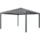 PRIMEYARD 4x4m Hardtop Gartenpavillon, ohne Seitenteile - (300661)
