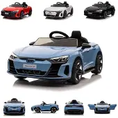 Moni Kinder Elektroauto Audi RS E-Tron GT 6888 Fernbedienung EVA-Räder, Mp3, USB