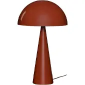 Hubsch Tischlampe Mush, braun / rost, für Schlafzimmer, Metall, Modern, Tischlampe