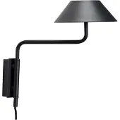Hubsch Abdeckung für Wandlampe schwarz