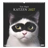 Sonstige Verlage DUMONT Wandkalender Tim Flach: Katzen 2027, Haus- und Wildkatzen, 45 x 48 cm
