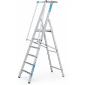 Zarges Stufenleiter ZAP Safemaster S mit großer Plattform 6 Stufen