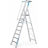 Zarges Stufenleiter ZAP Safemaster S mit großer Plattform 8 Stufen
