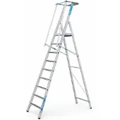 Zarges Stufenleiter ZAP Safemaster S mit großer Plattform 9 Stufen
