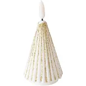 Boltze Weihnachtsbaumförmige Kerze in gold | Gr.: onesize