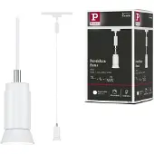 Paulmann URail Hängeleuchte Runa, signalweiß, GU10 dimmbar, weiß / opal, für Wohn- / Esszimmer, Metall, Modern