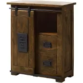 MASSIVMOEBEL24.DE MASSIVMOEBEL24 Kommode Mango 75x36x90 braun lackiert RAILWAY #453