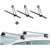 VDP 3xFahrradträger ORION + Relingträger CRV120A kompatibel mit Mitsubishi Galant Kombi 92-02