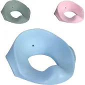 Kikkaboo Toilettensitz Flipper, anatomische Form, Spritzschutz, Seitengriffe blau